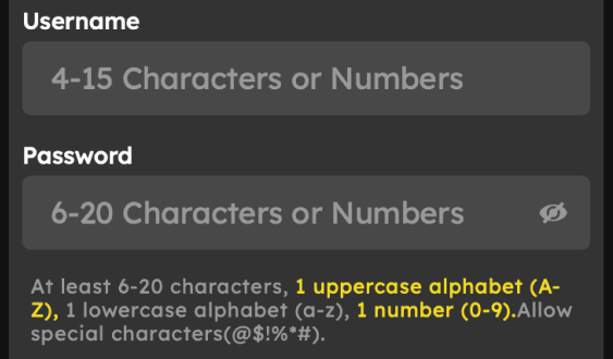 Fill out the registration form with the necessary details Registration form